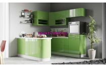 Кухня с барной стойкой Лайм 9