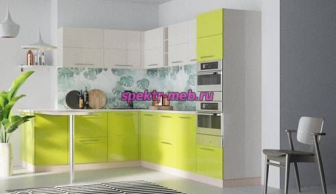 Кухня с барной стойкой Паола
