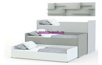 Кровать детская 3-х секционная без в/крышки выкатная (СП.м. 120;140)