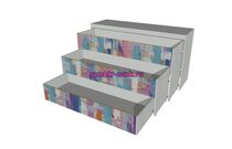 Кровать-тумба детская 3-х секционная выкатная (СП.м.120;140).