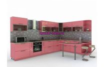 Кухня с барной стойкой Тина 2