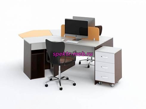 Бенч-система на 2 рабочих места Дуо