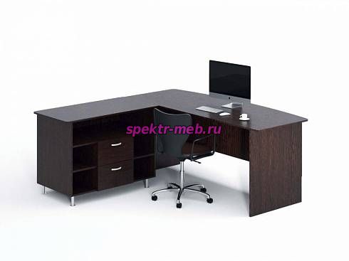 Кликните для увеличения изображения Стол руководителя угловой Фант