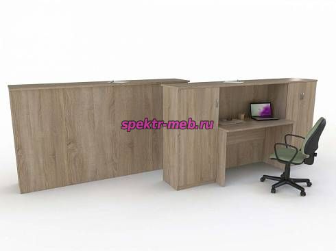 Ресепшен с тумбами Флора №1