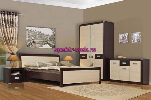 Спальня Стелла комплектация 2
