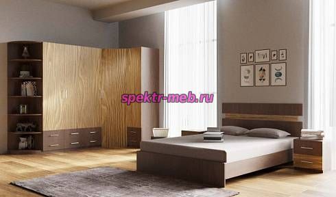 Спальня модульная Крафт