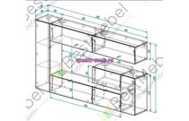 Стенка для гостиной Морис 115