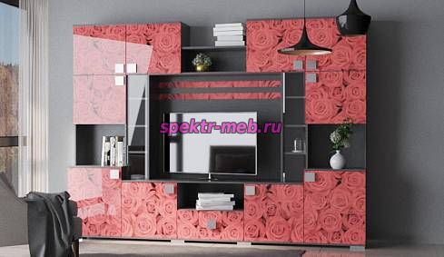 Гостиная Аделина Красные розы