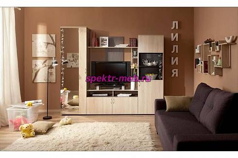 Стенка для гостиной Лилия-1