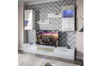 Гостиная Челси белый глянец