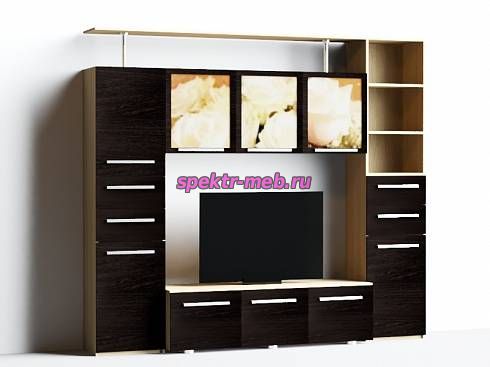 Стенка ГЛАМУР МДФ