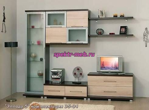 Стенка Эллада-5 комплектация-4