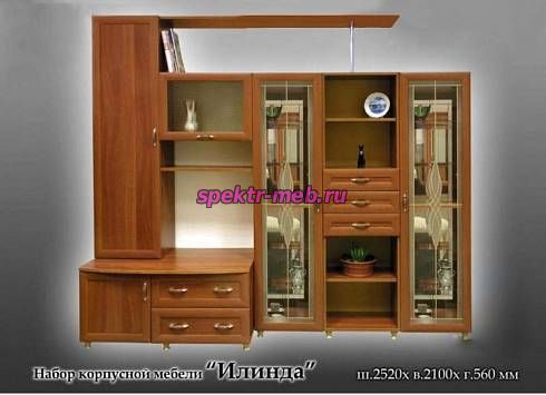Мебельная стенка Илинда