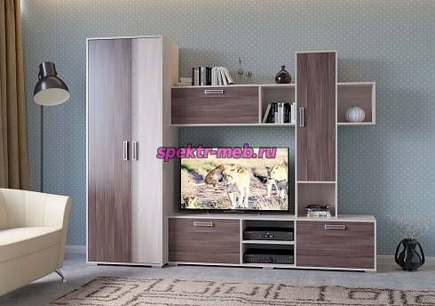 Стенка для гостиной Кубика