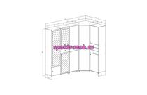 Угловая стенка Сицилия 13