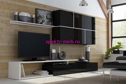 Гостиная стенка Goya Cama черный