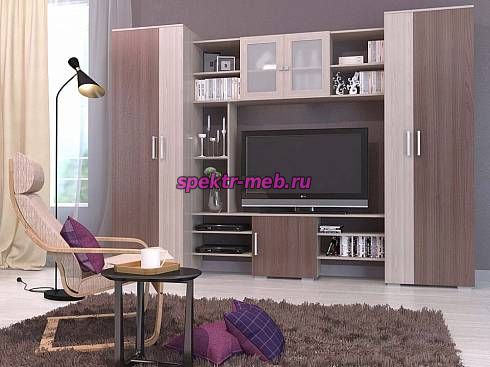 Стенка для гостиной Бета