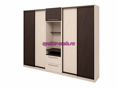 Гостиная со шкафом купе Наоми 15