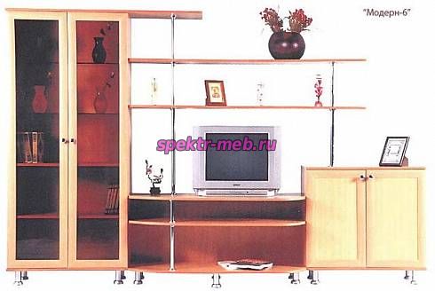 Кликните для увеличения изображения Мебельная стенка Модерн 6