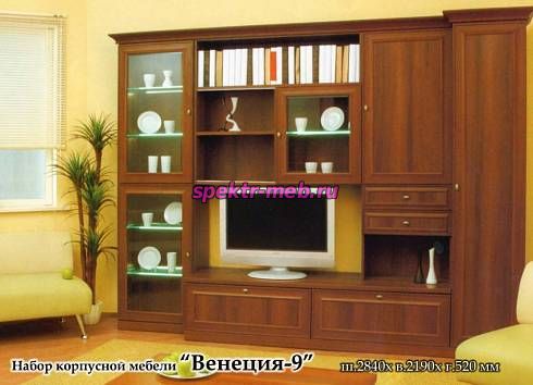 Мебельная стенка Венеция 9