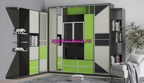 Угловая стенка Лайм 46