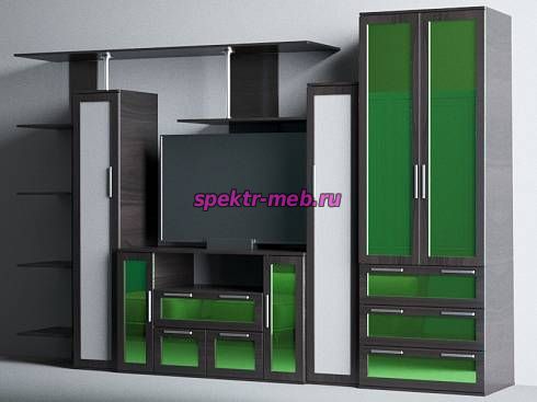 Cтенка в гостиную Комфорт Люкс 4