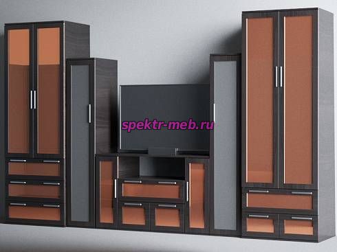 Cтенка в гостиную Комфорт Люкс 5