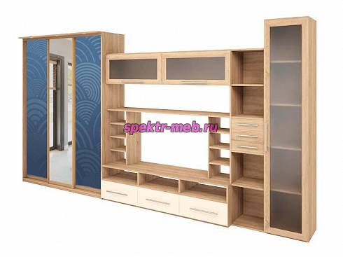 Стенка в гостиную Азимут 7