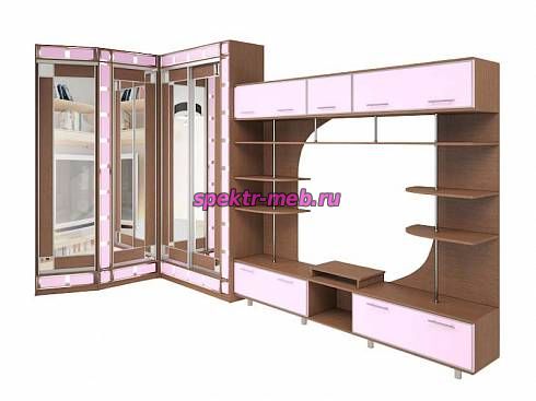 Стенка со шкафом-купе Новинка 2