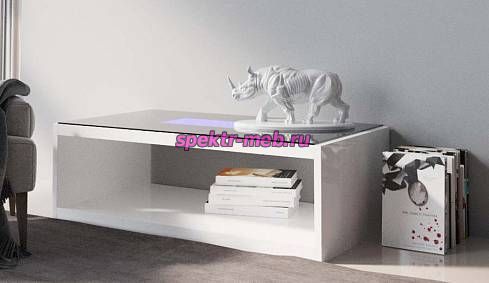 Стол журнальный с подсветкой Лилия 28