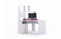 Компьютерный угловой стол Барс 1 с надстройкой
