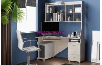 Угловой компьютерный стол Веста 20-30 с надстройкой