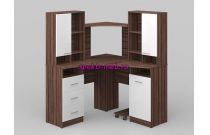 Компьютерный угловой стол МБ 41.1 с надстройкой