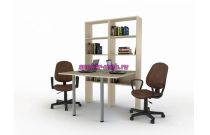 Стол со стеллажом Рекс-4646