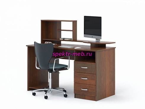 Компьютерный стол КС – 10М Ласточка с надстройкой КН – 102