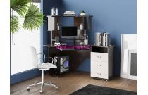 Угловой компьютерный стол Веста с тумбой