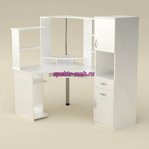 Стол угловой компьютерный Myau СУ-12 с шкафчиками