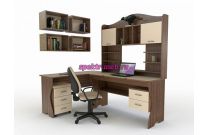 Угловой компьютерный стол Лисса с ящиками