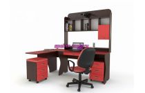Угловой компьютерный стол Анкар с полками
