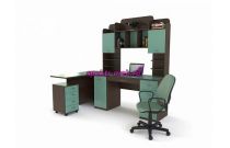Компьютерный угловой стол Римини-1 с тумбой