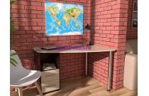 Письменный угловой стол Сокол КСТ-102