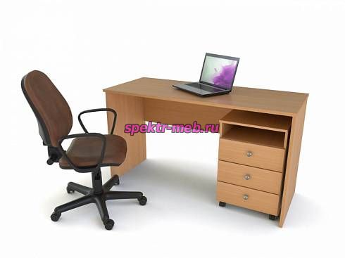 Стол с тумбой Хлоя 1