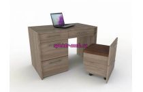 Стол с тумбой Иней-1