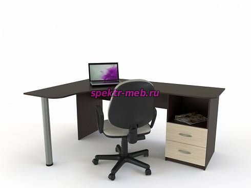 Угловой письменный стол с ящиками Солл 011-70