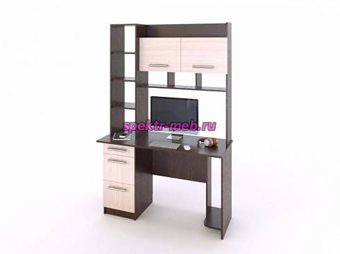 Стол письменный комбинированный Лаки ПКС-5