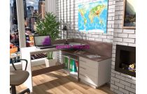 Письменный угловой стол с ящиками ОМ-1