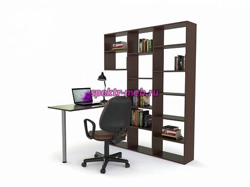 Стол со стеллажом Рекс-16
