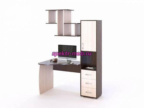 Стол Гимназия-1 с полкой