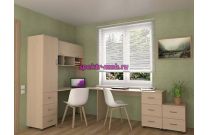 Угловой письменный стол для двоих Нико 82