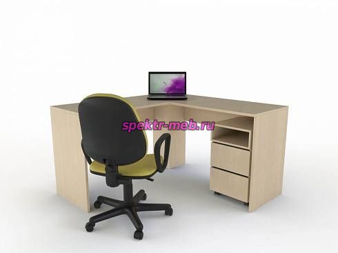 Стол с выкатной тумбой Дина-3